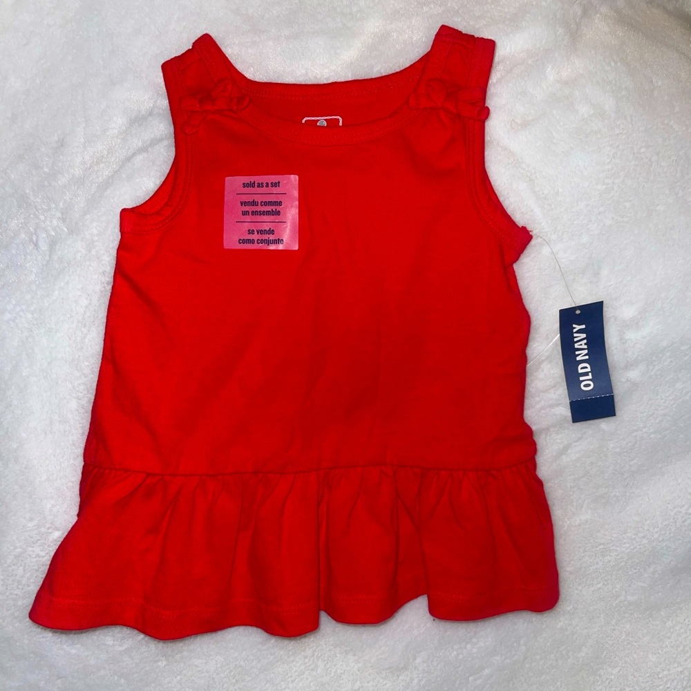Old Navy Baby 6-12 Month Top NWT Red